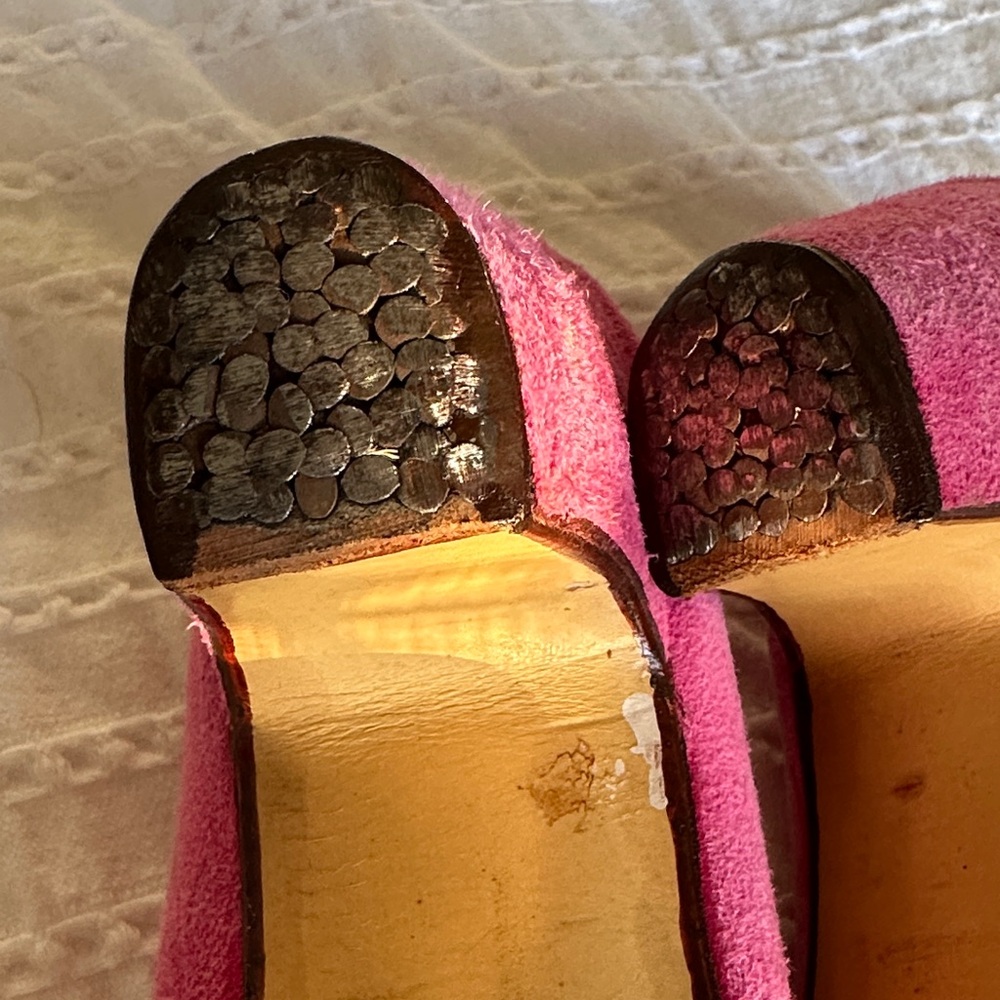 Flamenco shoes Elegant Pink Suede Women's 👠 - Picture 5 of 7